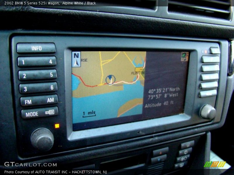 Navigation of 2002 5 Series 525i Wagon