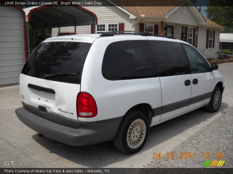 Bright White / Slate Gray 1998 Dodge Grand Caravan SE
