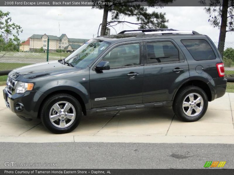 Black Pearl Slate Metallic / Charcoal 2008 Ford Escape Limited