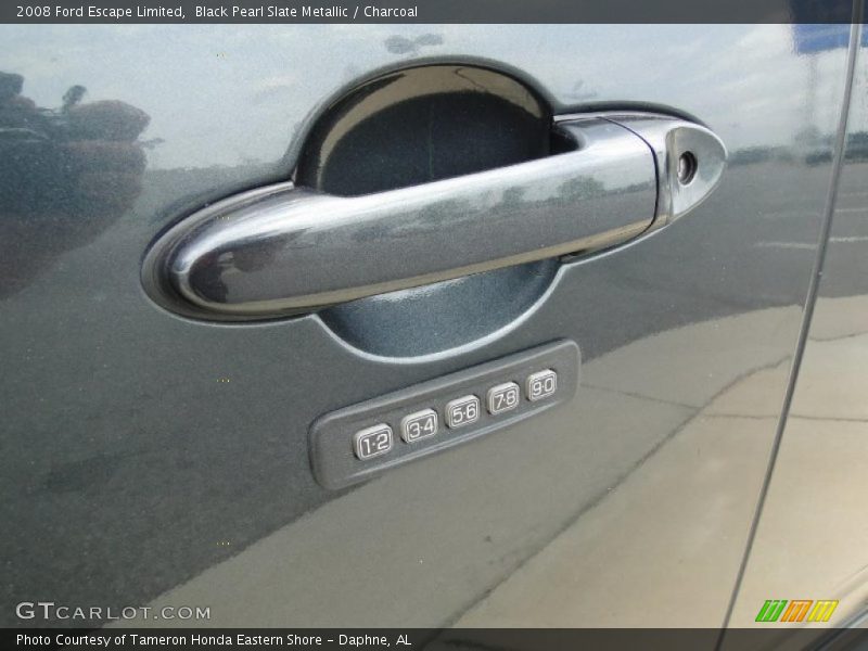Black Pearl Slate Metallic / Charcoal 2008 Ford Escape Limited
