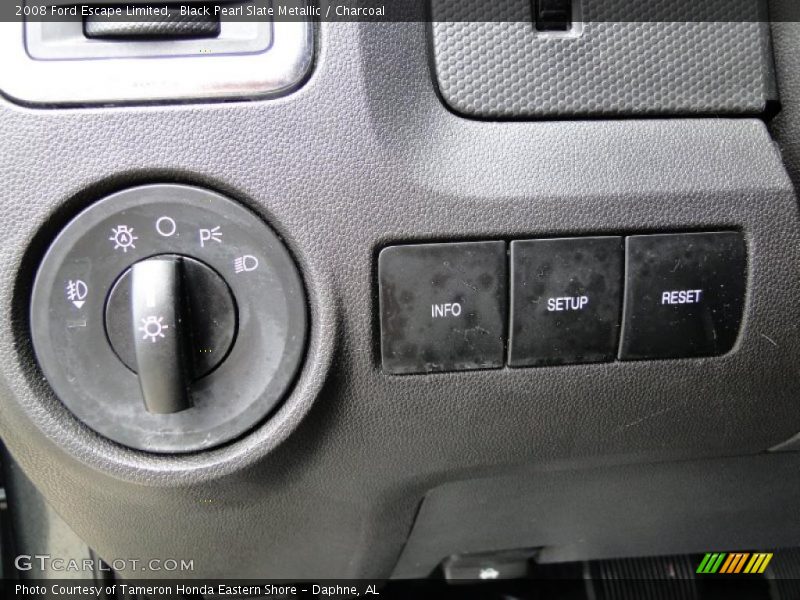 Black Pearl Slate Metallic / Charcoal 2008 Ford Escape Limited