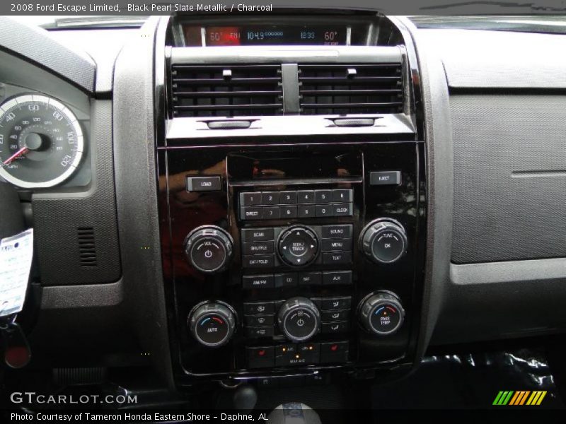 Black Pearl Slate Metallic / Charcoal 2008 Ford Escape Limited