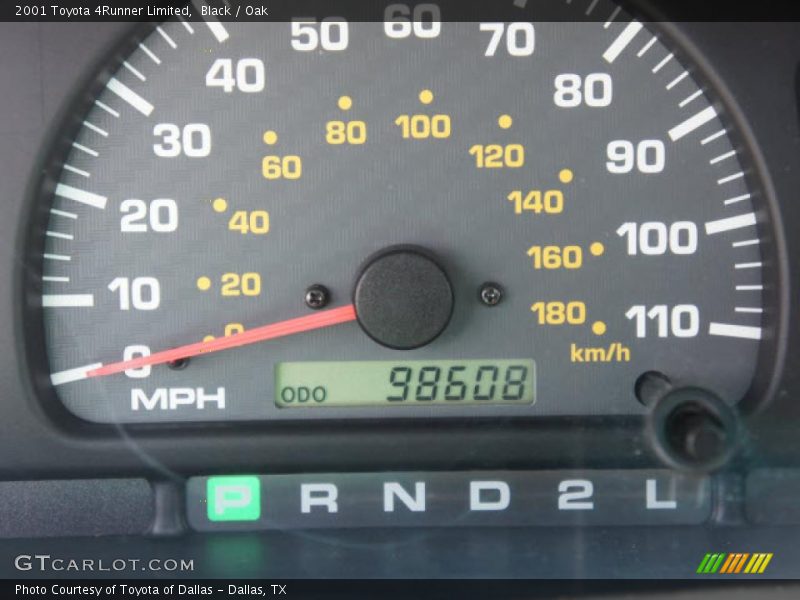 Black / Oak 2001 Toyota 4Runner Limited