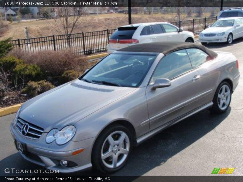 Pewter Metallic / Ash 2006 Mercedes-Benz CLK 500 Cabriolet