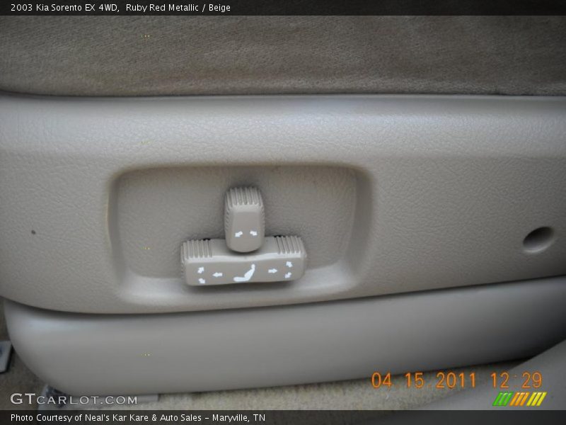 Ruby Red Metallic / Beige 2003 Kia Sorento EX 4WD