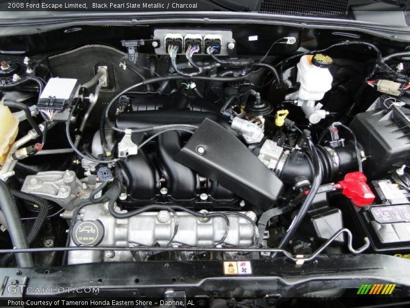 Black Pearl Slate Metallic / Charcoal 2008 Ford Escape Limited
