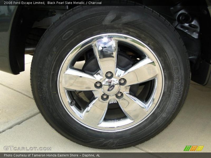 Black Pearl Slate Metallic / Charcoal 2008 Ford Escape Limited