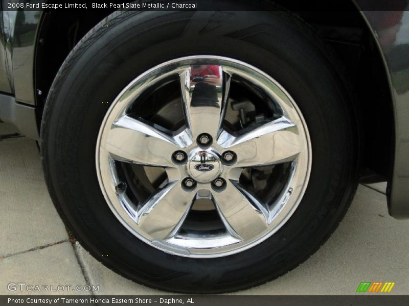 Black Pearl Slate Metallic / Charcoal 2008 Ford Escape Limited