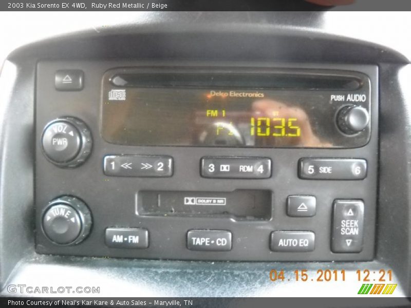 Ruby Red Metallic / Beige 2003 Kia Sorento EX 4WD