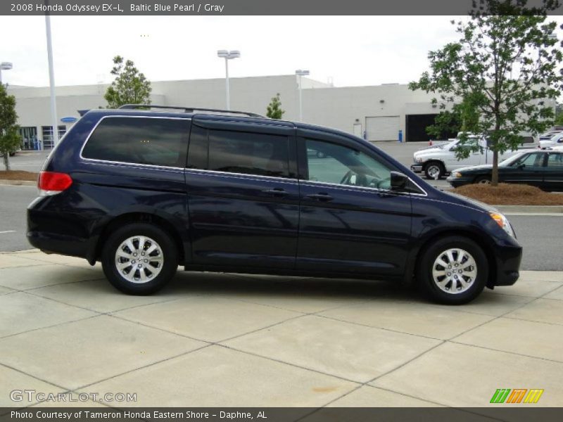 Baltic Blue Pearl / Gray 2008 Honda Odyssey EX-L