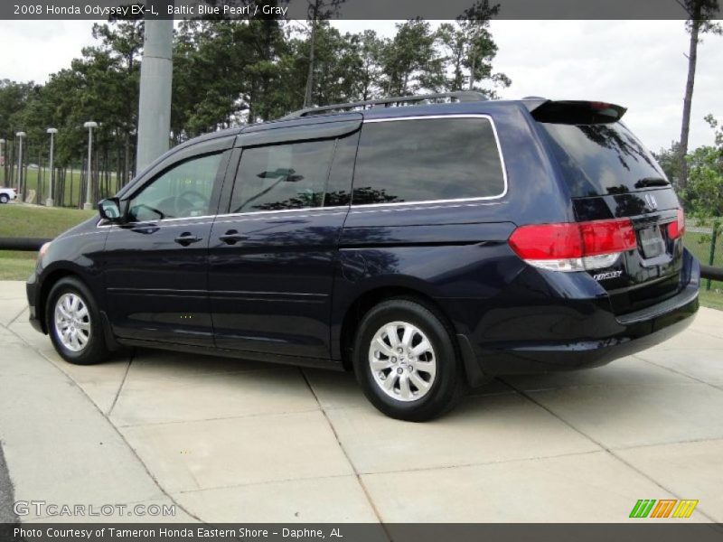 Baltic Blue Pearl / Gray 2008 Honda Odyssey EX-L