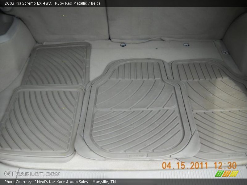 Ruby Red Metallic / Beige 2003 Kia Sorento EX 4WD