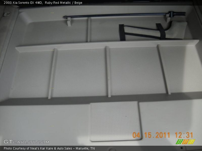 Ruby Red Metallic / Beige 2003 Kia Sorento EX 4WD