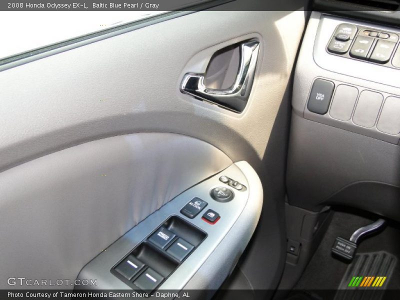 Baltic Blue Pearl / Gray 2008 Honda Odyssey EX-L