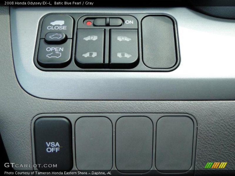 Baltic Blue Pearl / Gray 2008 Honda Odyssey EX-L