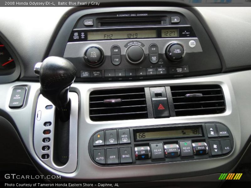 Baltic Blue Pearl / Gray 2008 Honda Odyssey EX-L