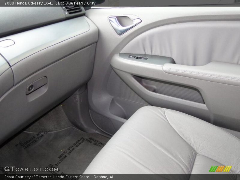 Baltic Blue Pearl / Gray 2008 Honda Odyssey EX-L