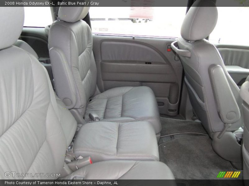 Baltic Blue Pearl / Gray 2008 Honda Odyssey EX-L