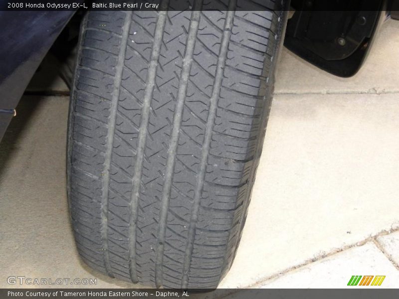 Baltic Blue Pearl / Gray 2008 Honda Odyssey EX-L