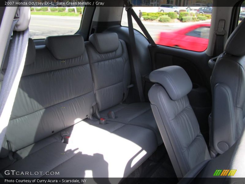 Slate Green Metallic / Gray 2007 Honda Odyssey EX-L