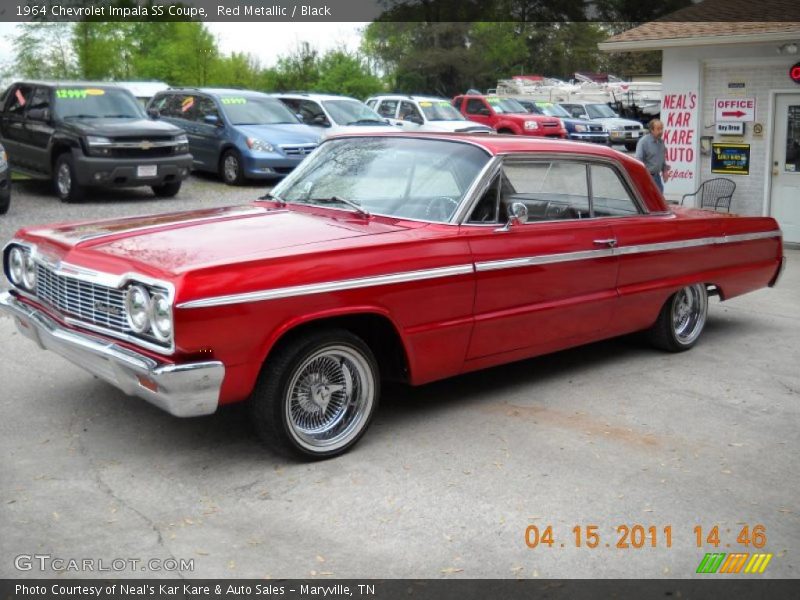 Red Metallic / Black 1964 Chevrolet Impala SS Coupe