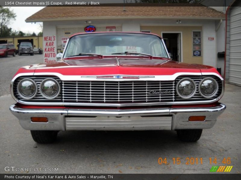 Red Metallic / Black 1964 Chevrolet Impala SS Coupe