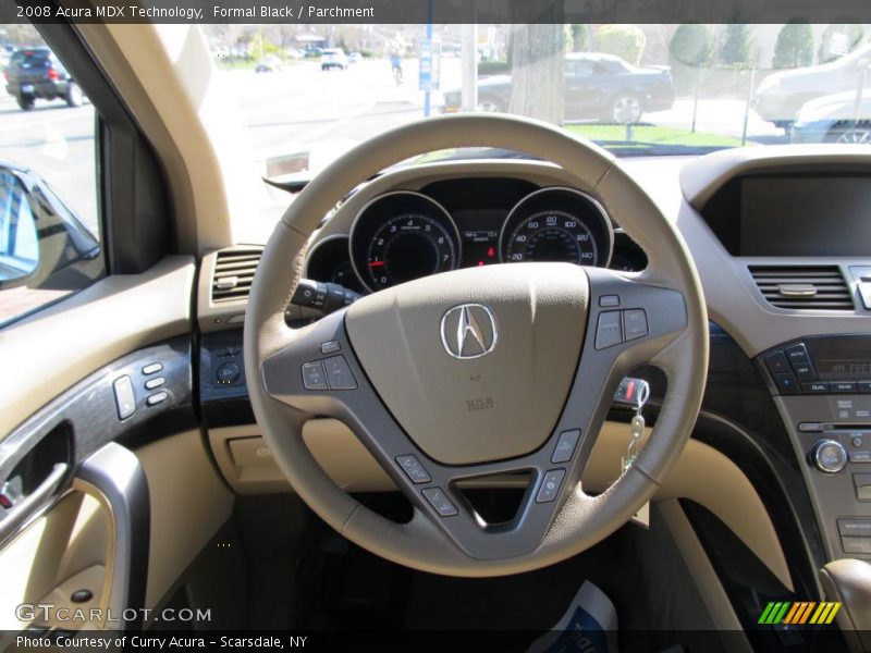 Formal Black / Parchment 2008 Acura MDX Technology
