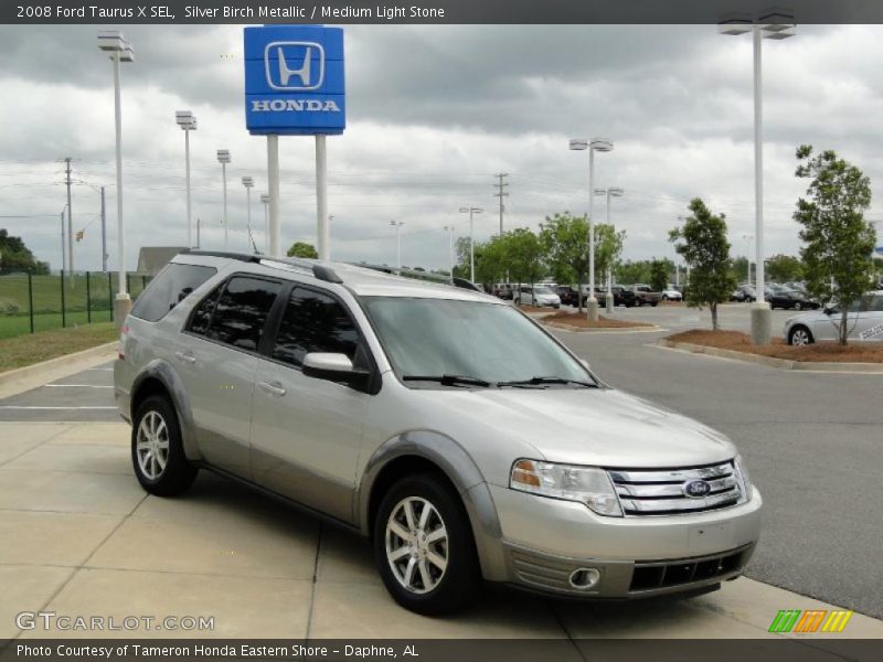 Silver Birch Metallic / Medium Light Stone 2008 Ford Taurus X SEL