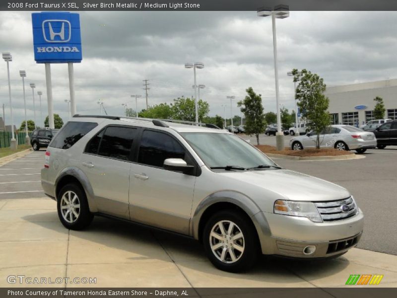 Silver Birch Metallic / Medium Light Stone 2008 Ford Taurus X SEL
