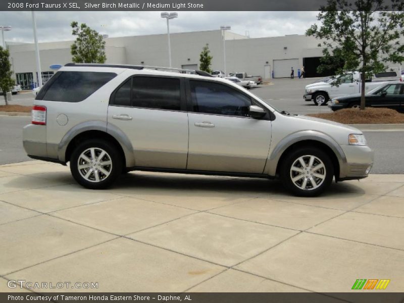 Silver Birch Metallic / Medium Light Stone 2008 Ford Taurus X SEL