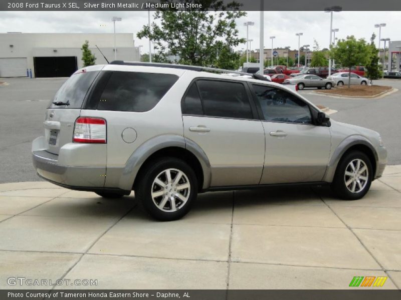 Silver Birch Metallic / Medium Light Stone 2008 Ford Taurus X SEL