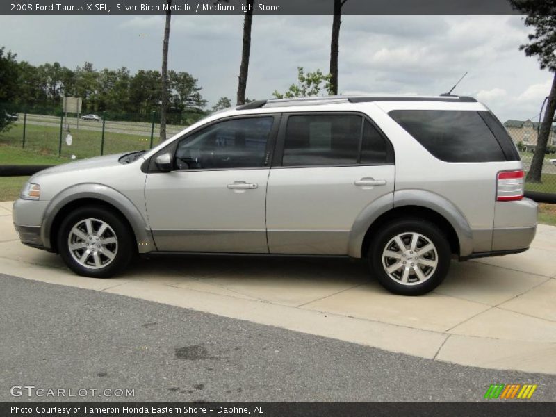 Silver Birch Metallic / Medium Light Stone 2008 Ford Taurus X SEL