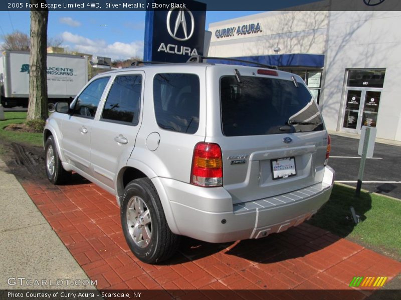 Silver Metallic / Ebony Black 2005 Ford Escape Limited 4WD