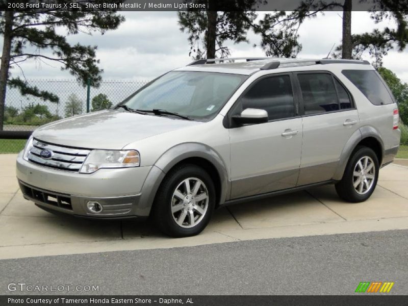 Silver Birch Metallic / Medium Light Stone 2008 Ford Taurus X SEL