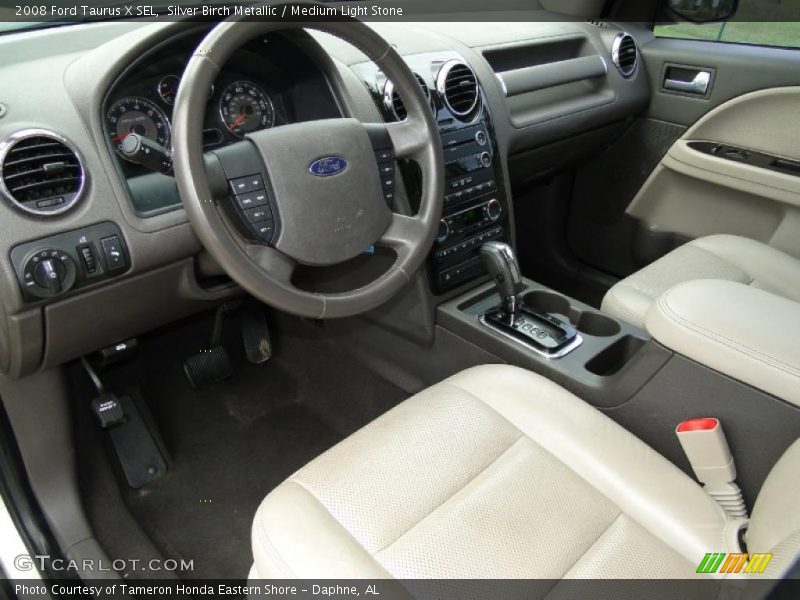 Silver Birch Metallic / Medium Light Stone 2008 Ford Taurus X SEL