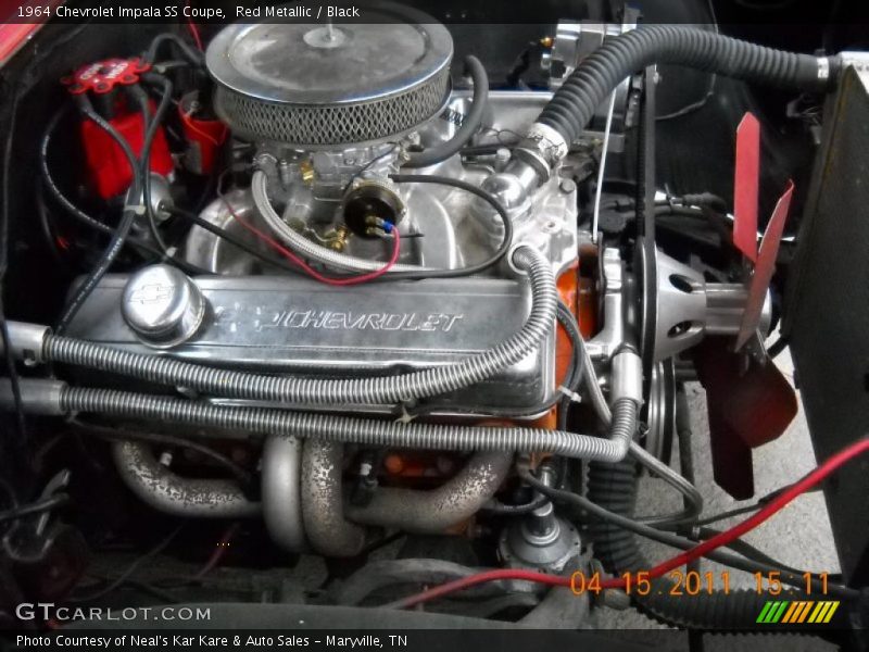 Red Metallic / Black 1964 Chevrolet Impala SS Coupe