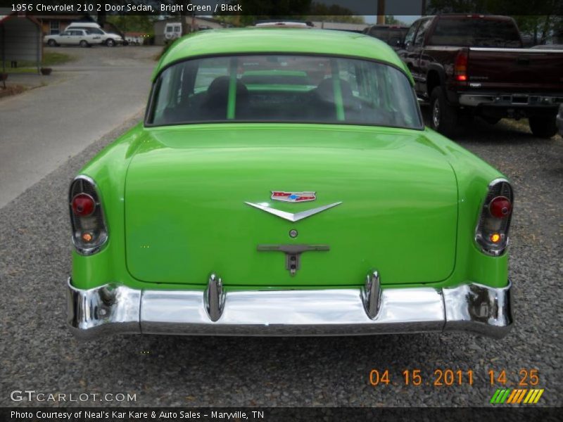 Bright Green / Black 1956 Chevrolet 210 2 Door Sedan