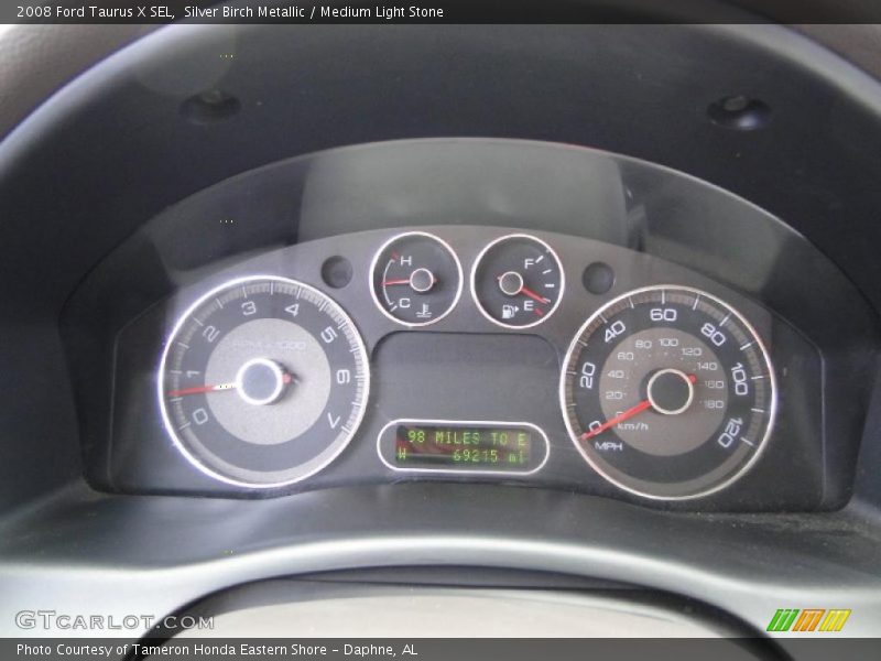 Silver Birch Metallic / Medium Light Stone 2008 Ford Taurus X SEL