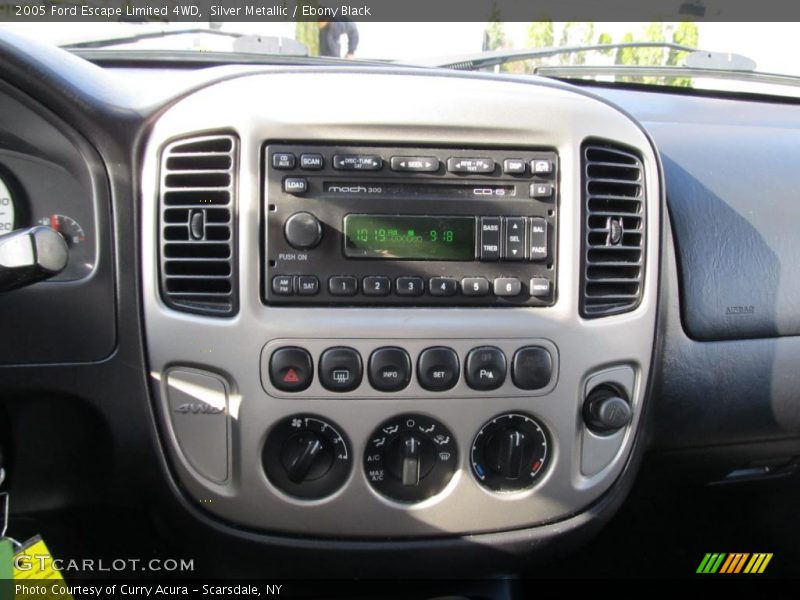 Controls of 2005 Escape Limited 4WD