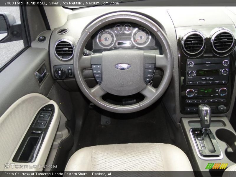 Silver Birch Metallic / Medium Light Stone 2008 Ford Taurus X SEL