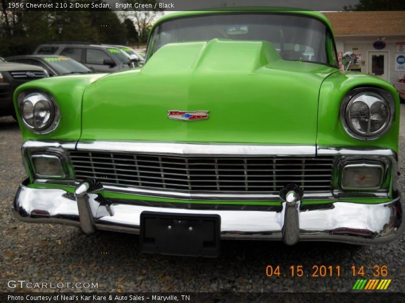 Bright Green / Black 1956 Chevrolet 210 2 Door Sedan