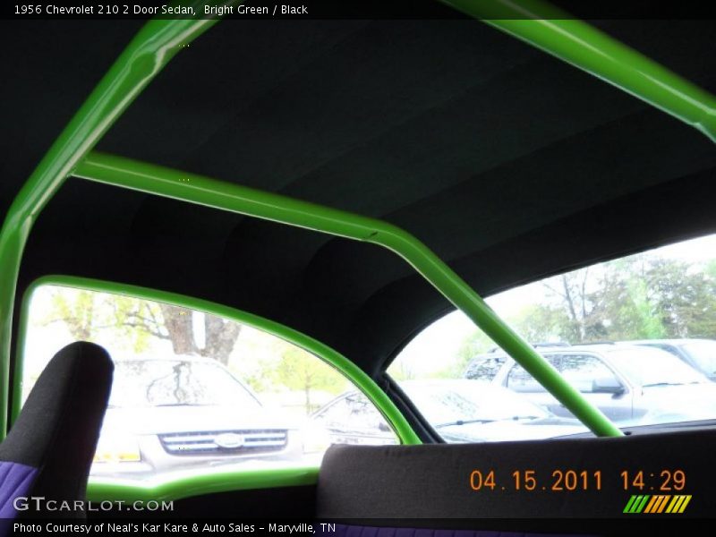 Bright Green / Black 1956 Chevrolet 210 2 Door Sedan
