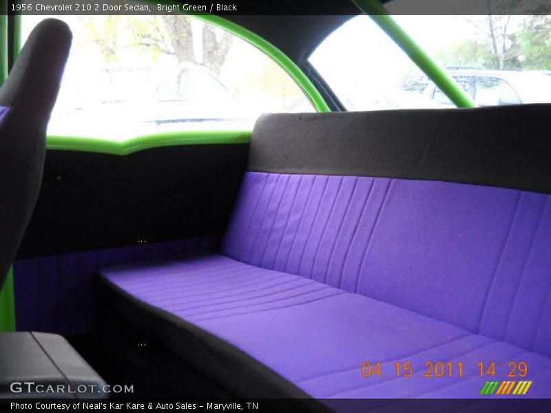 Bright Green / Black 1956 Chevrolet 210 2 Door Sedan