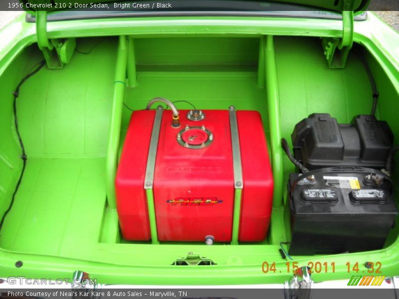 Bright Green / Black 1956 Chevrolet 210 2 Door Sedan