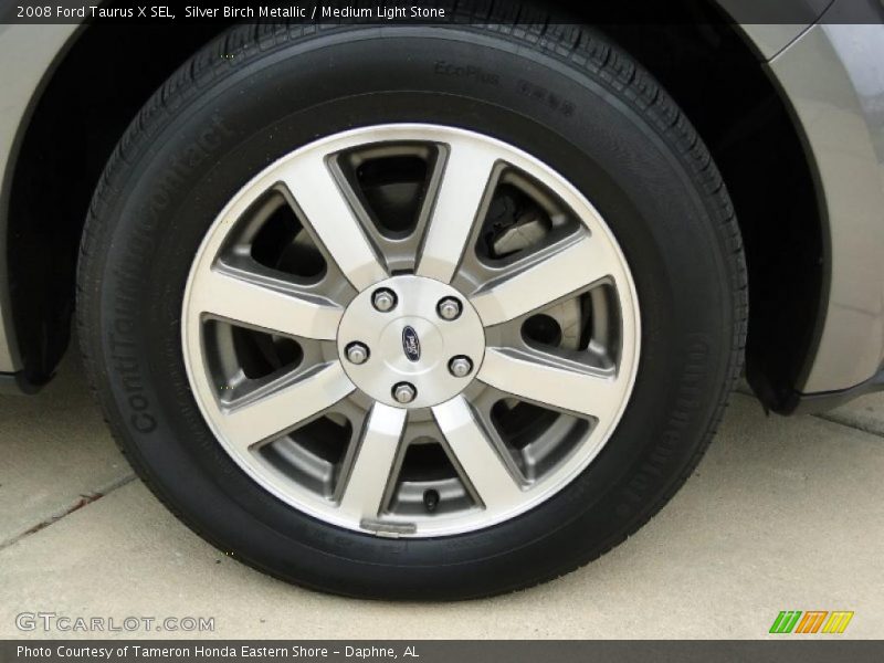 Silver Birch Metallic / Medium Light Stone 2008 Ford Taurus X SEL