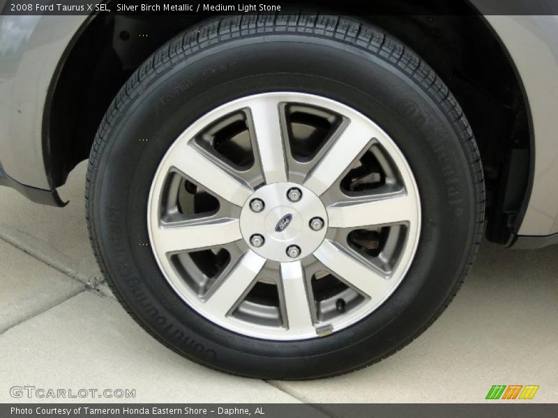 Silver Birch Metallic / Medium Light Stone 2008 Ford Taurus X SEL