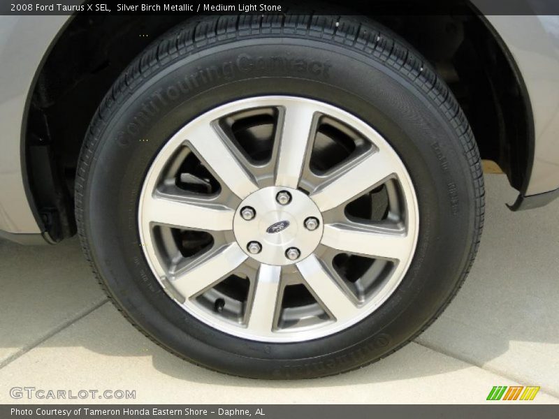 Silver Birch Metallic / Medium Light Stone 2008 Ford Taurus X SEL