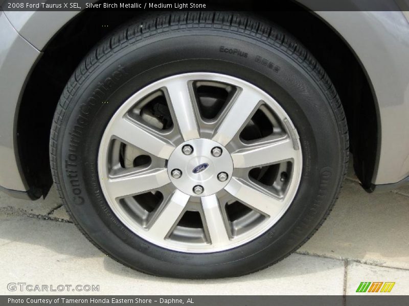 Silver Birch Metallic / Medium Light Stone 2008 Ford Taurus X SEL