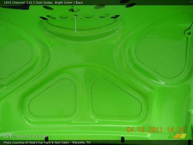 Bright Green / Black 1956 Chevrolet 210 2 Door Sedan