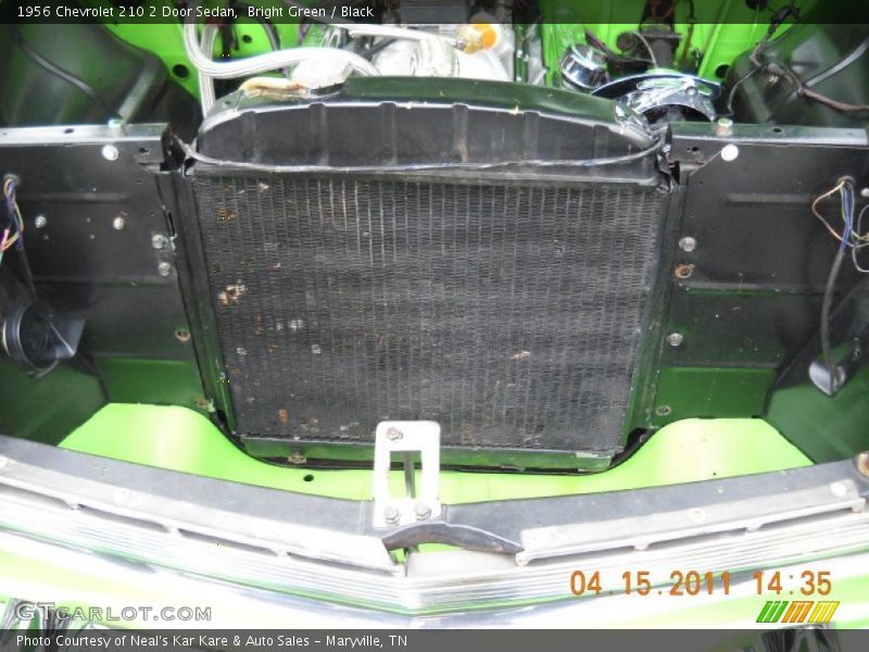 Bright Green / Black 1956 Chevrolet 210 2 Door Sedan